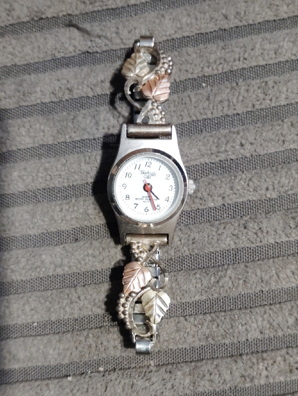 Vintage Black hills Gold Ladies Armitron Quartz Movement Watch